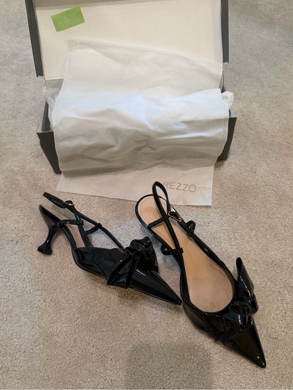Arezzo Black Heels